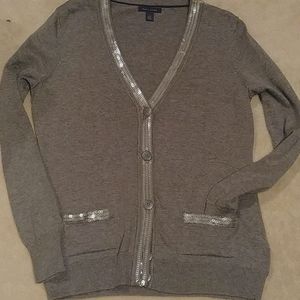 TH sequin detailed V cardiganp